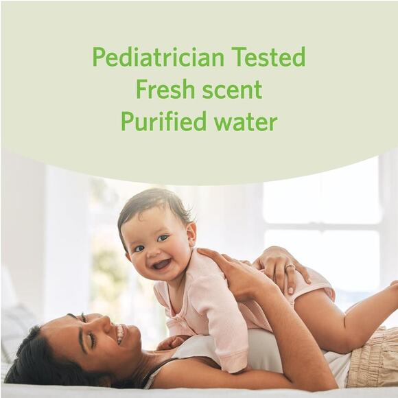 Amazon Elements Baby Wipes, Fresh, 810 Count, Flip-Top Packs, Pack of 9 - Picture 4 of 7